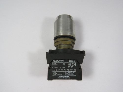 Allen-Bradley 800EM-KM21 Key Selector Switch 1NC 2-Position USED
