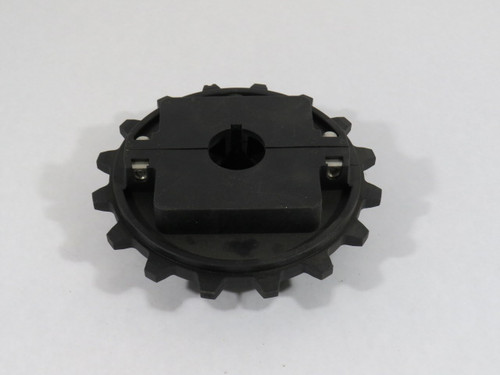 Rexnord 614-167-1 Molded Split Sprocket 1-1/4" Bore 16 Teeth 6.41 Pitch Dia USED