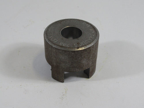 Lovejoy 60881 Curved Jaw Coupling 28B Hub Powder Metal Stock Bore USED