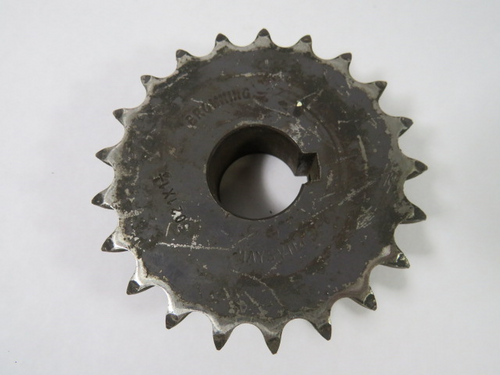 Browning 5021x1-1/4 Sprocket 4.8" OD 1.22"  Bore 21 Teeth USED