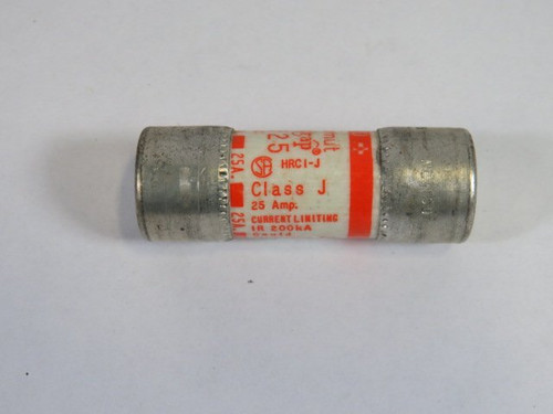 Gould Shawmut A4J25 Fuse 25A 600VAC USED