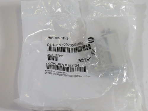 Harting 09200102612 10A-STI-S Heavy Duty Connector Ser A  10A 10 Sockets NWB