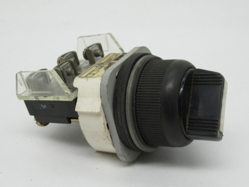 Allen-Bradley 800H-HR2A Series E 2-Position Selector Switch 1NO 1NC USED