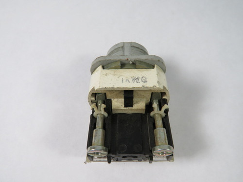 Allen-Bradley 800H-JR2A Series E Selector Switch 1NO/1NC 3-Position USED