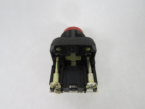 Allen-Bradley 800H-BR6D1 Series F Push Button Red Extended Head 1NO USED