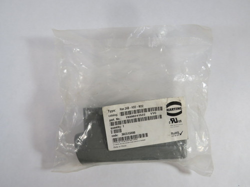 Harting HAN24B-HSE-M32 Connector Housing Side Entry ! NWB !