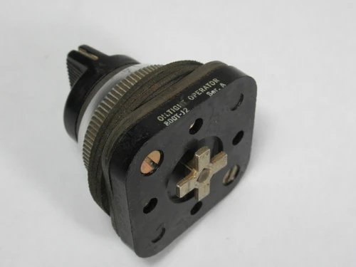Allen-Bradley 800T-J2 Series A 3-Position Selector Switch No Contacts USED