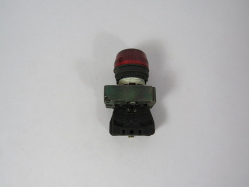 Allen-Bradley 800EP-PL4-2DL0 Optically Enhanced Red Pilot Light USED