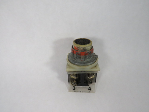 Square D 9001-KR3BH13 Black Push Button 6A 120-600V 1NO/1NC USED