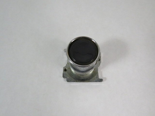 Cutler-Hammer 10250T2418 Black Flush Push Button Operator Only USED