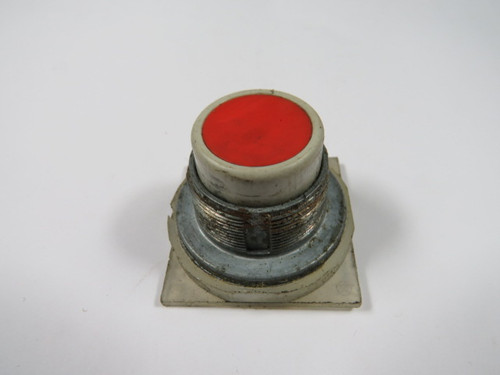 Square D 9001-KR3R Red Push Button Operator w/ Smooth Color Insert USED