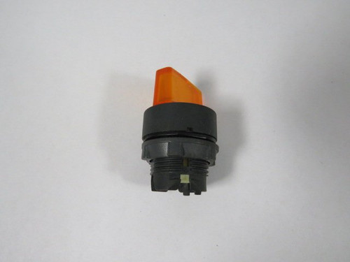 Telemecanique ZB5-AK1253 Amber Selector Switch Operator Only 2-Position USED
