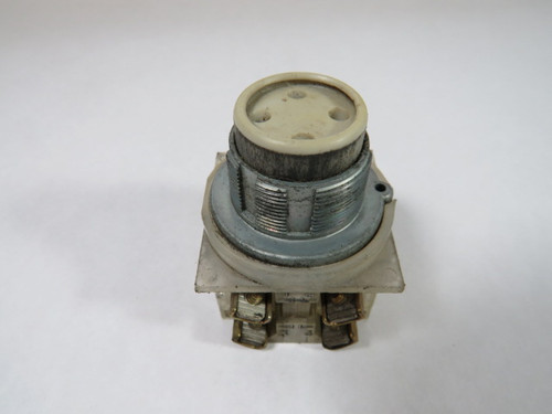 Square D 9001-KR3H13 Push Button No Color Insert 1NO/1NC 600V USED