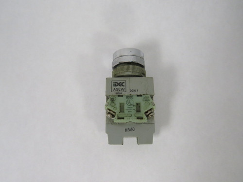 IDEC ASLW29920D-6V Selector Switch 6V 2NO 2-Position No Lens USED