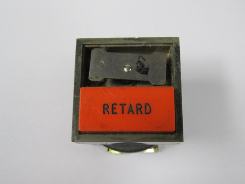 Cutler-Hammer E30AB Two Button Operator w/ 1 Orange Retard Marking 2NO USED