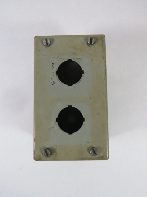 Eurobex 1500SD-050302 2-Hole Push Button Enclosure USED
