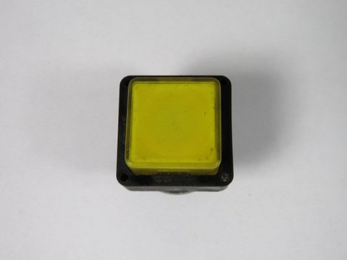 General Electric P9SPLGSD Yellow Push Button Operator No Mounting Latch USED