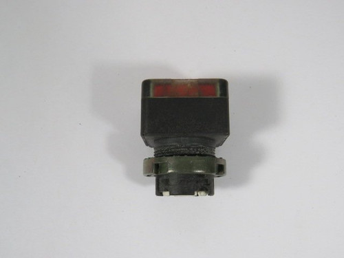 General Electric P9SPLRGD Red Push Button "F5" No Mounting Latch USED