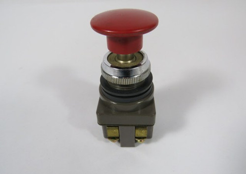 Izumi ATS Push/Pull Red Mushroom Push Button 2NC USED