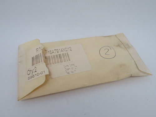 Emerson 16A7914X012 Liquid Regulator Slotted Hex Nut 3/8-24 2-Pack NWB