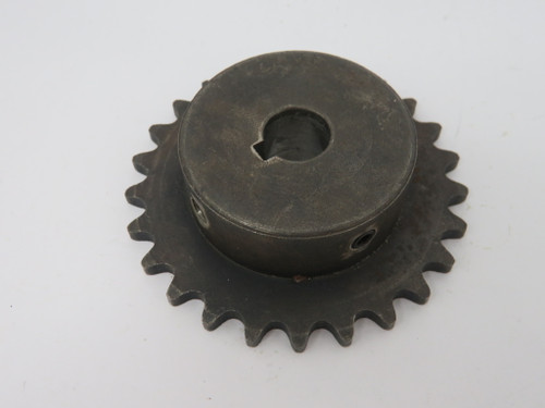 Martin 35B25 Roller Chain Sprocket w/Keyway 1/2"ID 25T 35 Chain USED
