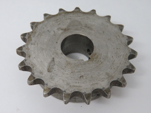 Browning 40B19 Roller Chain Sprocket w/Keyway 7/8" Bore 19T 40 Chain USED