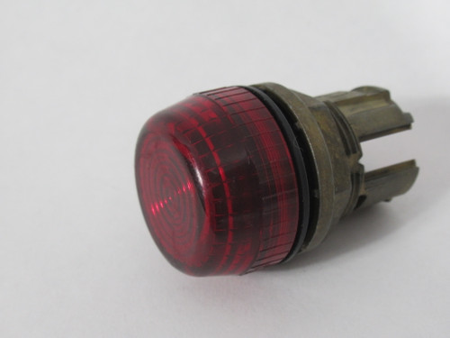 Allen-Bradley 800EM-P4 Metal Red Pilot Light USED