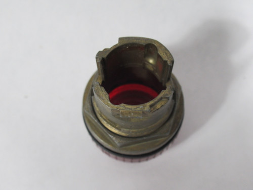 Allen-Bradley 800EM-P4 Metal Red Pilot Light USED