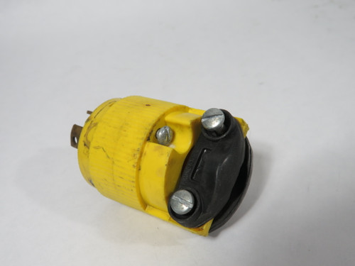 Pass & Seymour 7554SS Twist Lock Plug 15A/125V 10A/250V 3W 3P USED