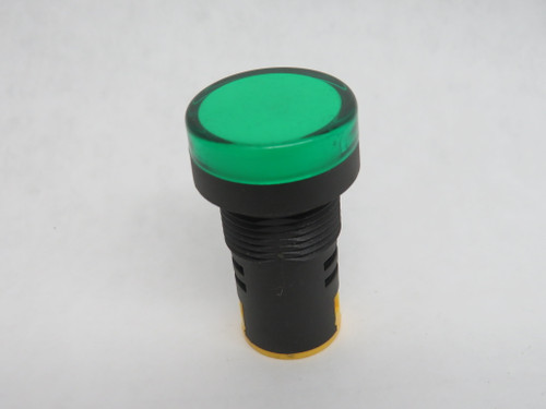 Europa RAD223F Green Pilot Light 110VAC/DC 20mA NO WASHER/SHELF WEAR NOP