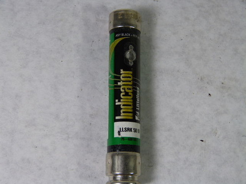 Littelfuse LLSRK-50-ID Time Delay Indicator Fuse 50A 600V  USED