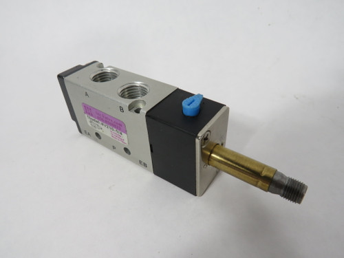 STC 4V210-1/4 2/5 Solenoid Valve 1/4" NPT 21-115 psi 14-140 F NO COIL USED