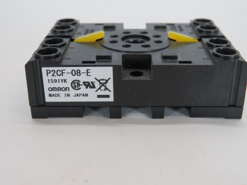 Omron P2CF-08-E Relay Socket 10A 250VAC 8-Pin USED