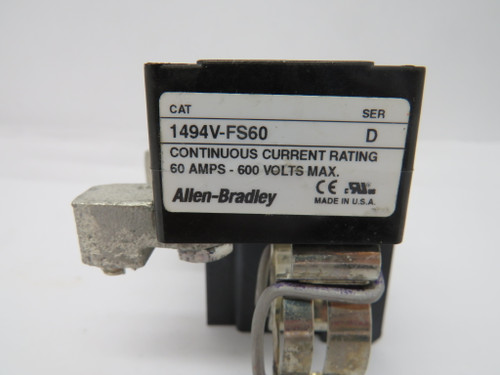 Allen-Bradley 1494V-FS60 Series D Fuse Holder 60A 600V 3P USED