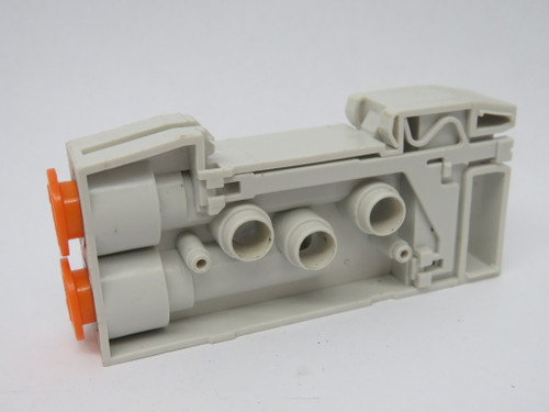 SMC SX5000-50-1A-N11 Manifold Block Assembly 3/8" Fitting USED