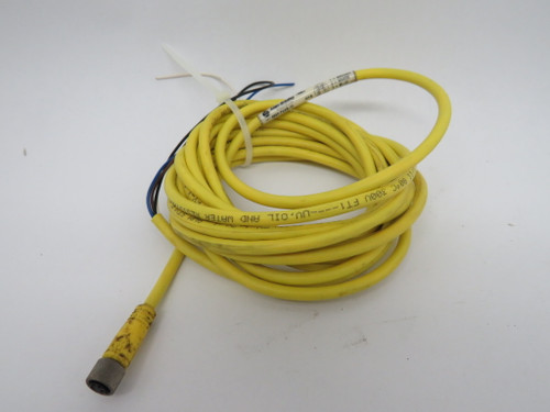 Allen-Bradley 889P-F4AB-10 Ser B Pico Cable 4P 30A 30VDC@4A *Cut Cable* 4m USED