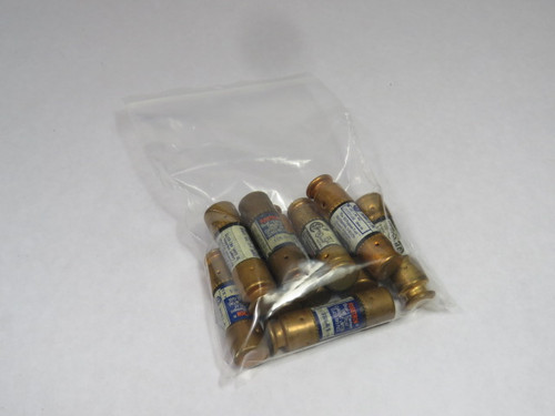Fusetron FRN-R-5 Time Delay Dual Element Fuse 5A 250V Lot of 10 USED