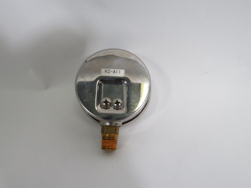 Generic Liquid Filled Pressure Gauge 30-0INHG -1~0 bar 100XkPa 1/4" NPT USED