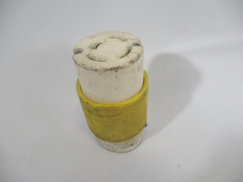 Woodhead 2709 Old Style Connector 20A 120/208V 4W 4P SHELF WEAR USED