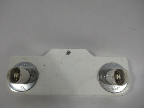 Leviton 523 Florescent Lamp Holder Assy w/ Plunger 660W 600V USED