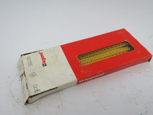 Legrand 38330 CAB3 Yellow Wire Marker Sleeve "A" 1.5-2.5mm2 Lot of 191 NOP