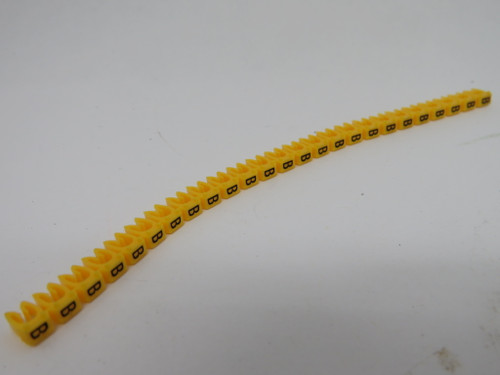 Legrand 38331 CAB3 Yellow Wire Marker Sleeve "B" 1.5-2.5mm2 Lot of 220 NEW