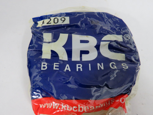 KBC 6209DDC3G81 Single Row Ball Bearing 85mmOD 45mmID 19mmW NEW