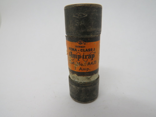 Shawmut A4J3 Amp-Trap Current Limiting Fuse 3A 600VAC USED
