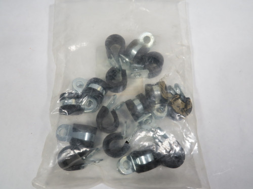 Power Fist 8205429 1/2" Rubber Insulated Clamps 15-PK *Holes in Bag* NWB