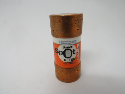Ferraz Shawmut Mersen AJT60 Time Delay Smart Spot Fuse 60A 600VAC USED