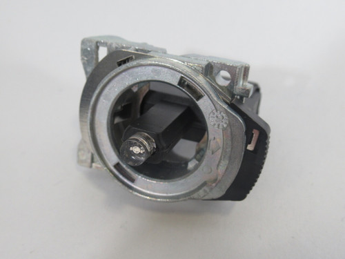 Allen-Bradley 800F-N5G Ser. A Green Light Module w/Metal Mounting Block USED