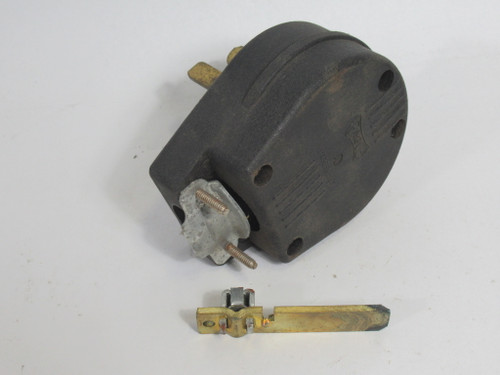 Eagle #41 Universal Grounding Plug 30A@125V w/L Prong 3W 2P USED