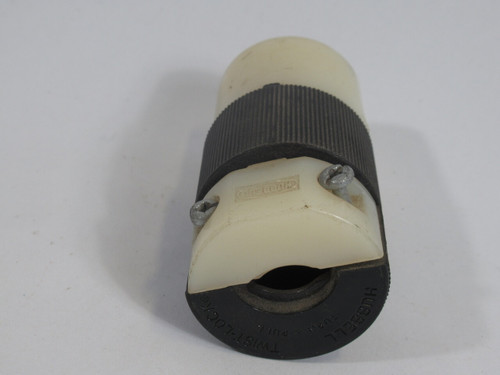 Hubbell 4729CCN Twist-Lock Connector 15A 125V 3W 2P USED