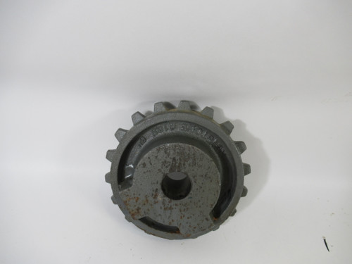 Keystone 18S 04275 Cast Iron Sprocket 1-1/8"ID 18T 1/2x1/2" Belt 6.16"P USED